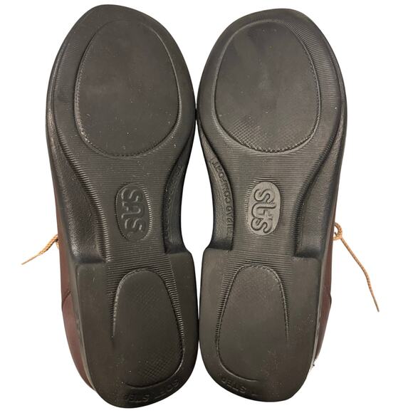 SAS diabetic brown leather shoe, women’s size 7.5 - Picture 7 of 8